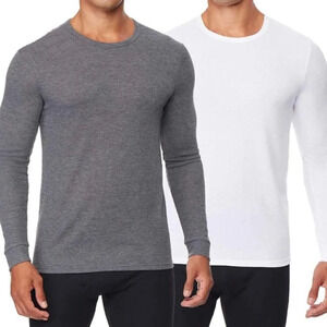 32 degrees heat base-layer long sleeve crew neck 2 Pk Medium